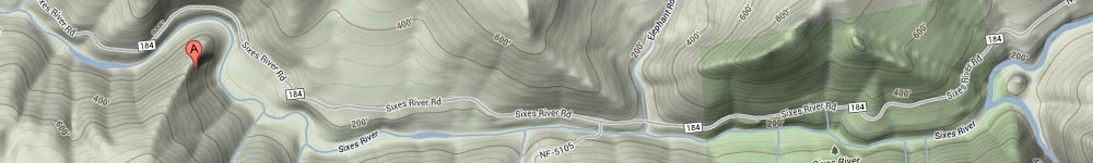 sixes river map